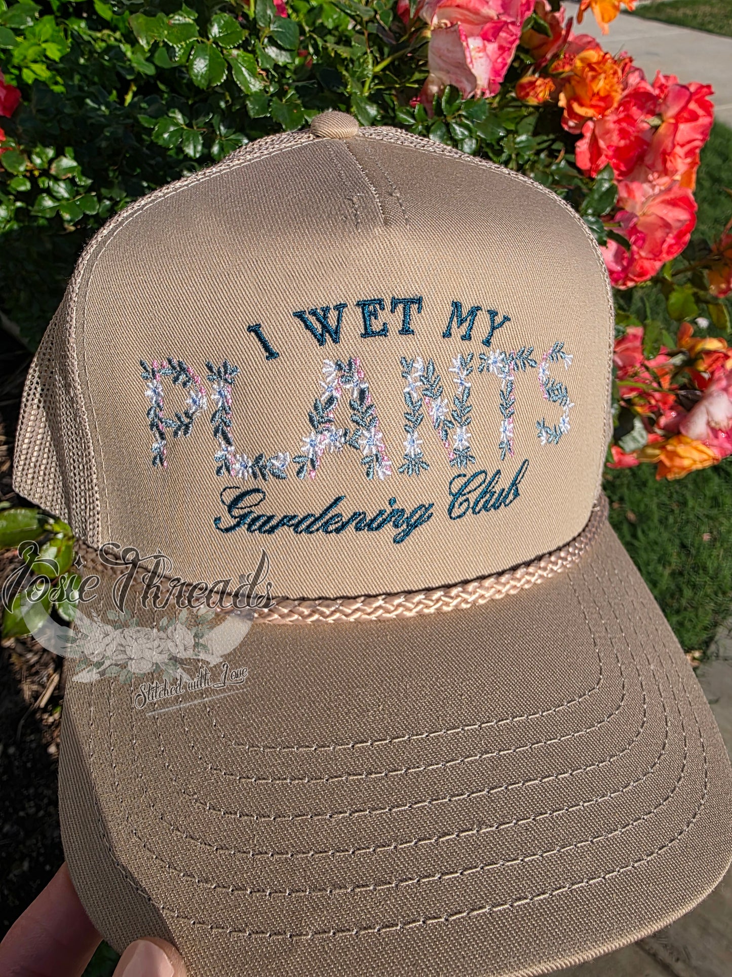 I Wet My Plants Gardening Club Hat