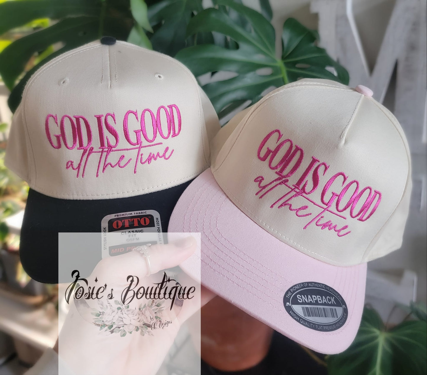 God is Good All The Time Snapback Hat