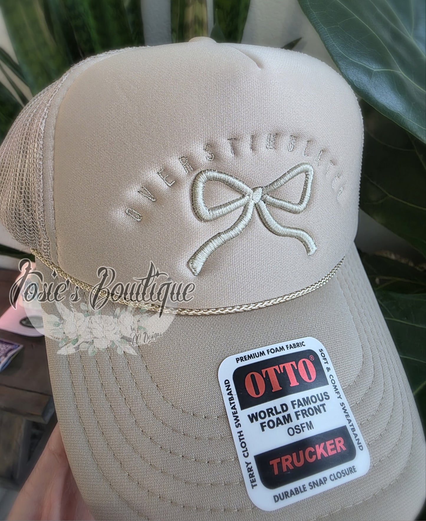 Overstimulated Puff Bow Foam Hat