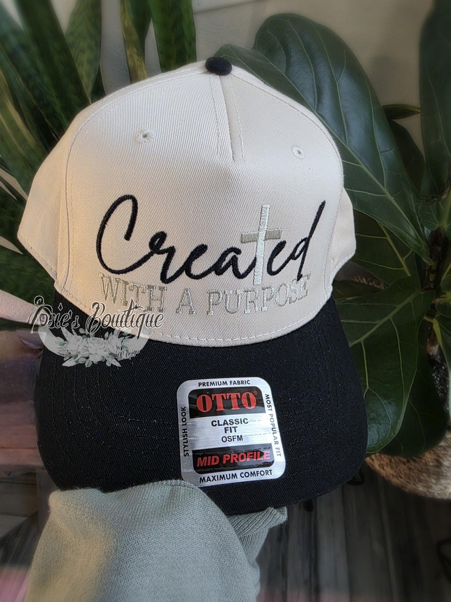 Created with a Purpose Embroidered Hat