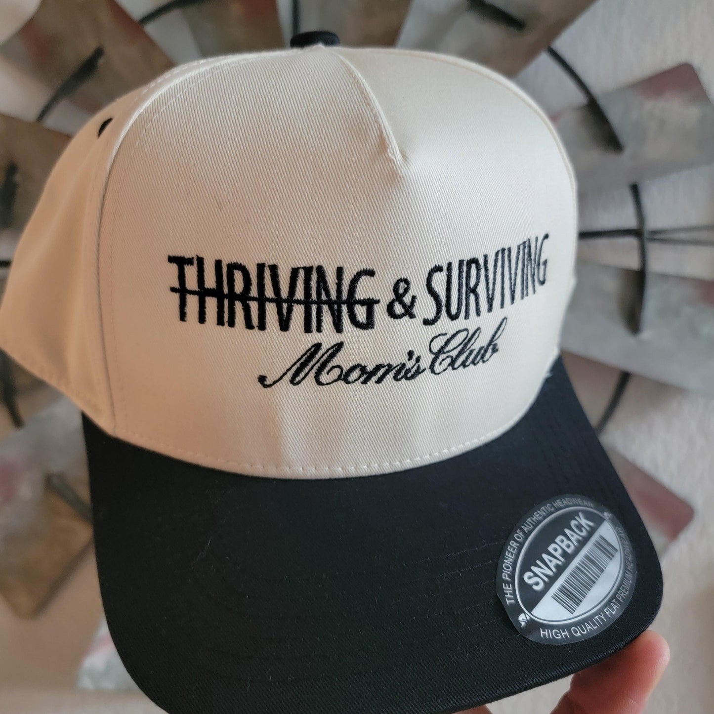 Kinda Thriving and Surving Moms Club Embroidered Hat
