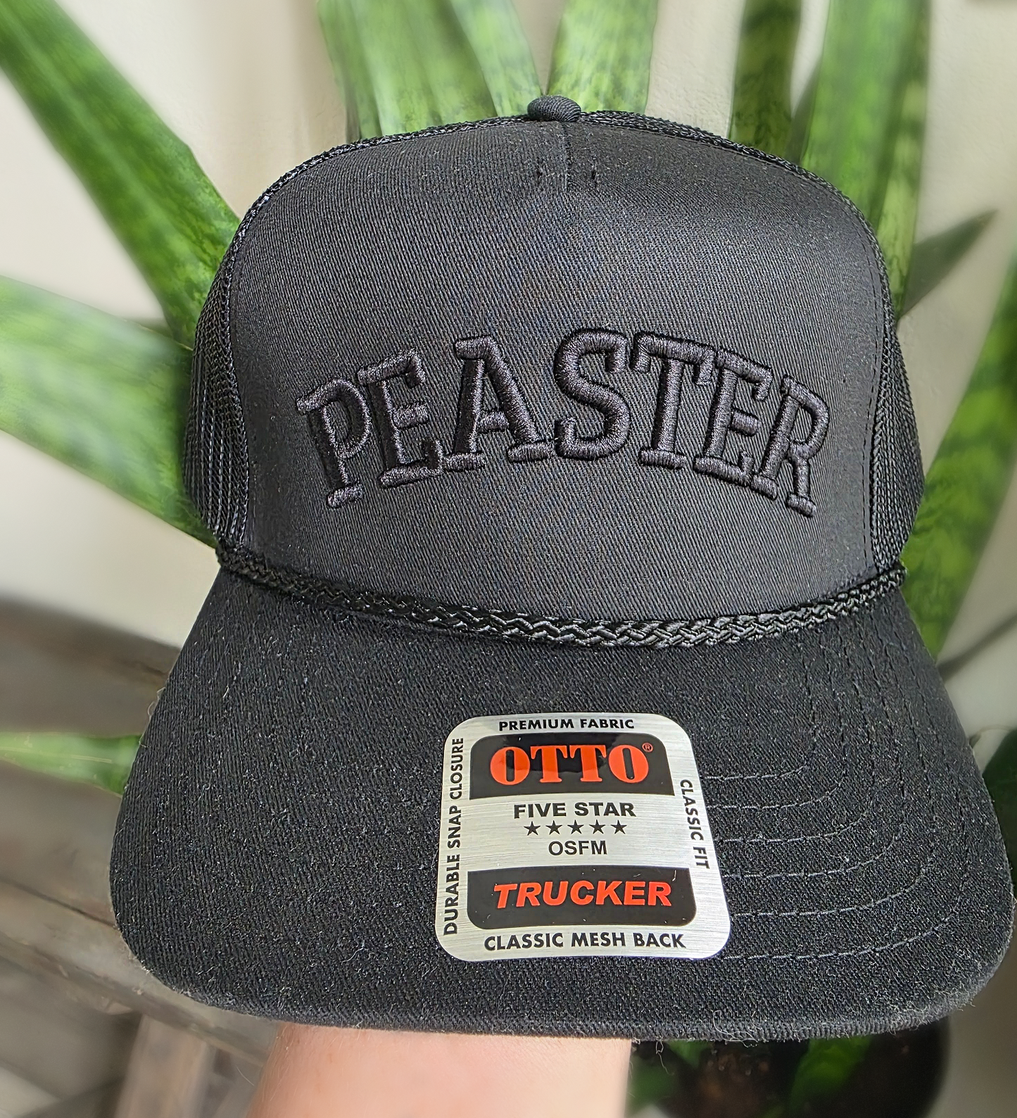 Curved 3D Puff "Peaster" Hat