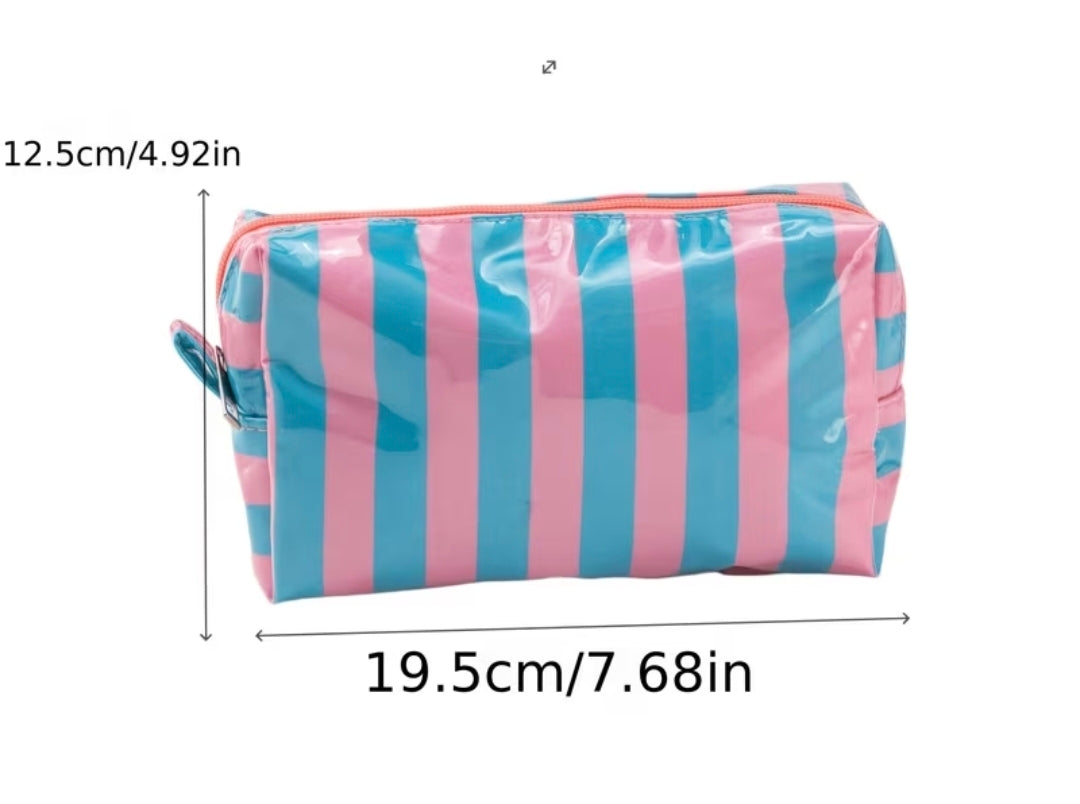 Personalized Striped Tote Bags