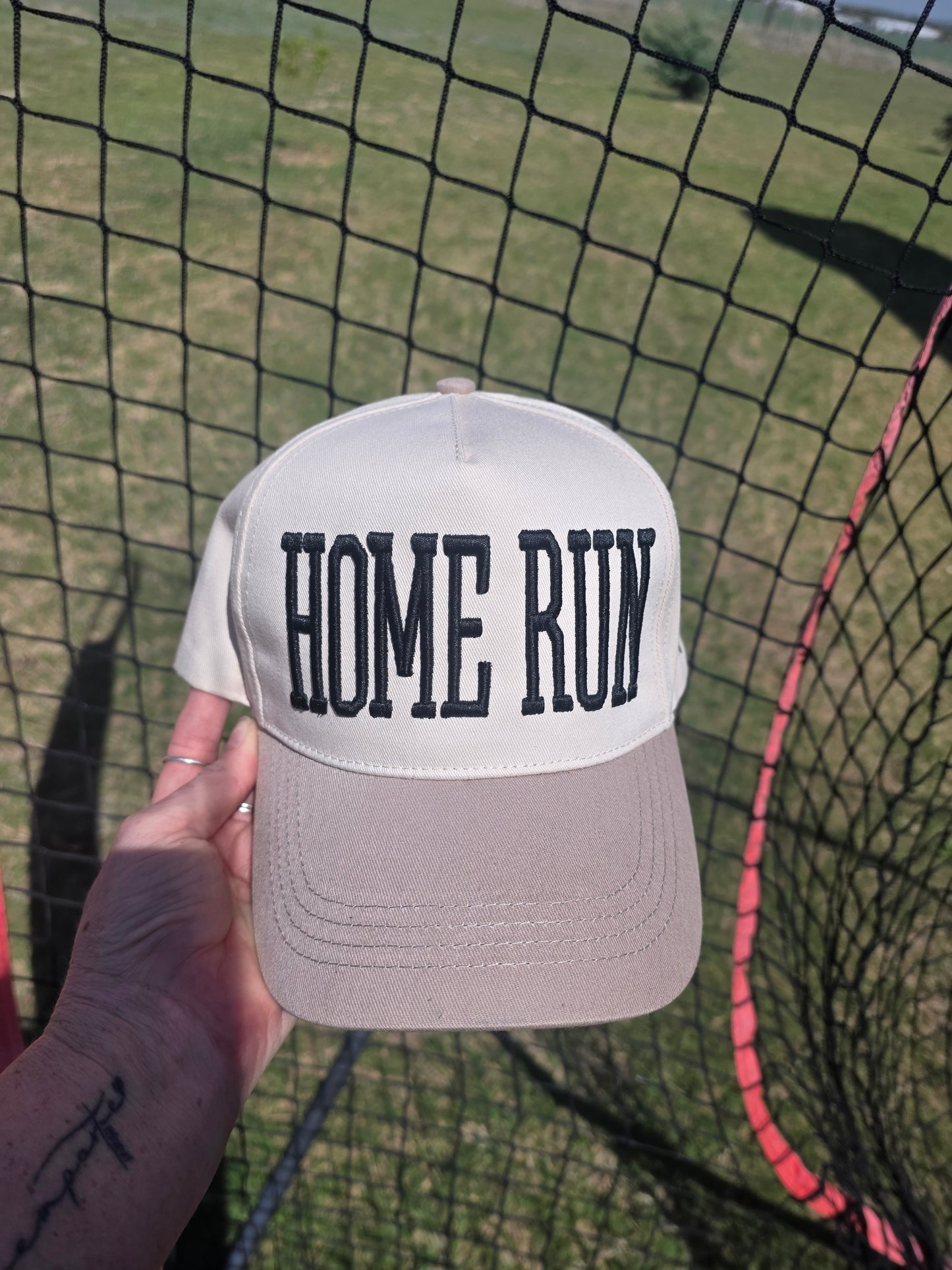Home Run 3d Embroidered Hat