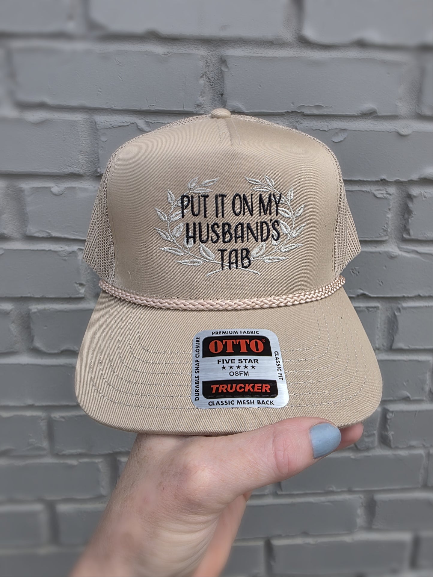 Put it On My Husband's Tab Hat