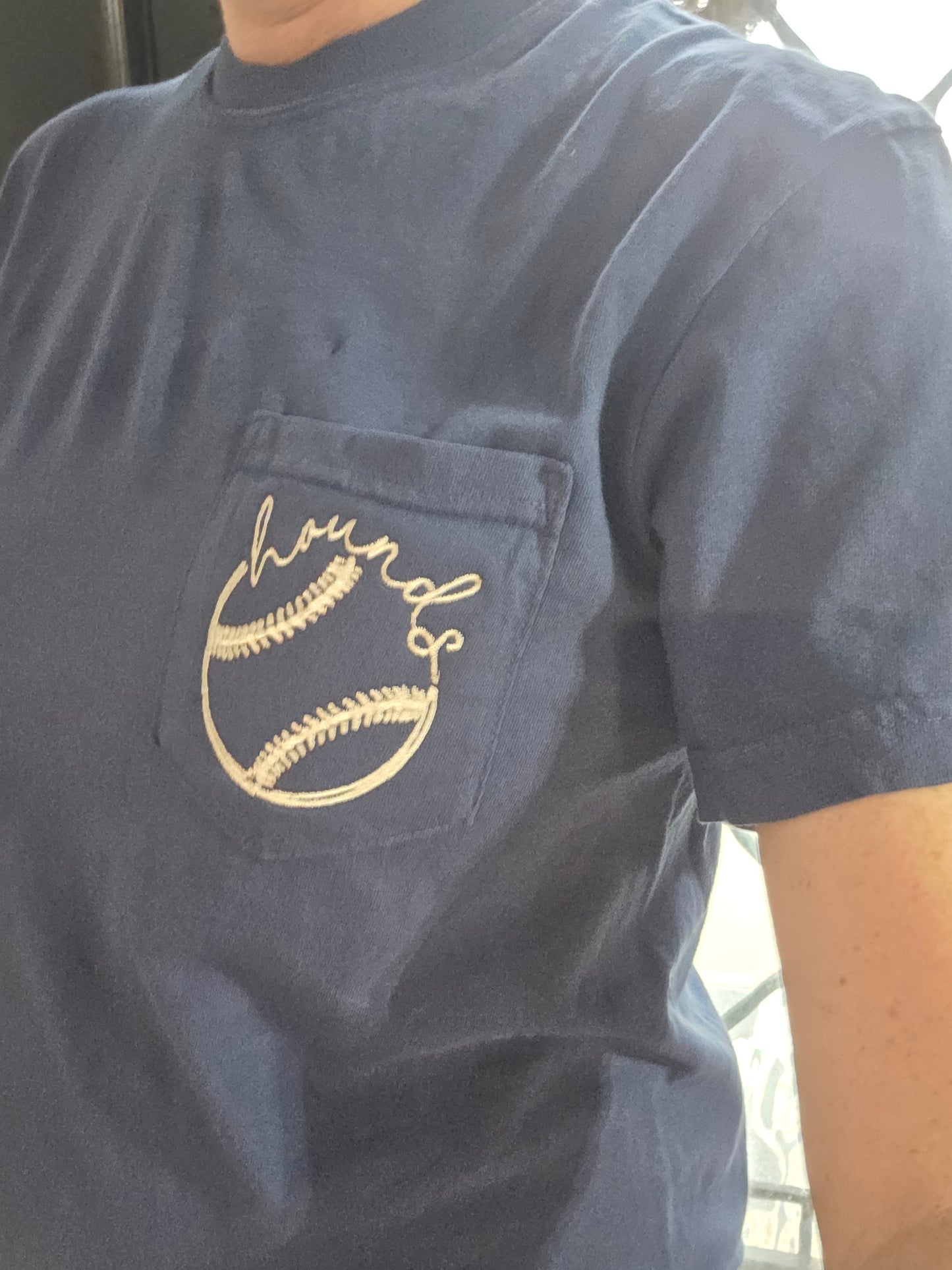 Hounds Baseball Pocket Tshirt