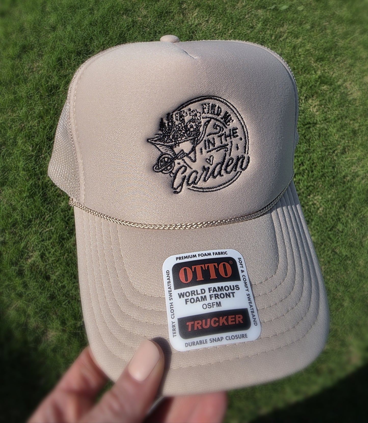 Find Me In The Garden Foam Hat