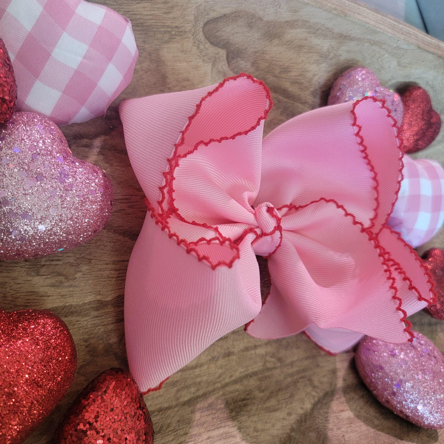 Beautiful Moonstitch Boutique Bows • Stacked Boutique Bows on Nylon or Clip • Gorgeous Baby Bows made with Love  • 2.25" Grossgrain