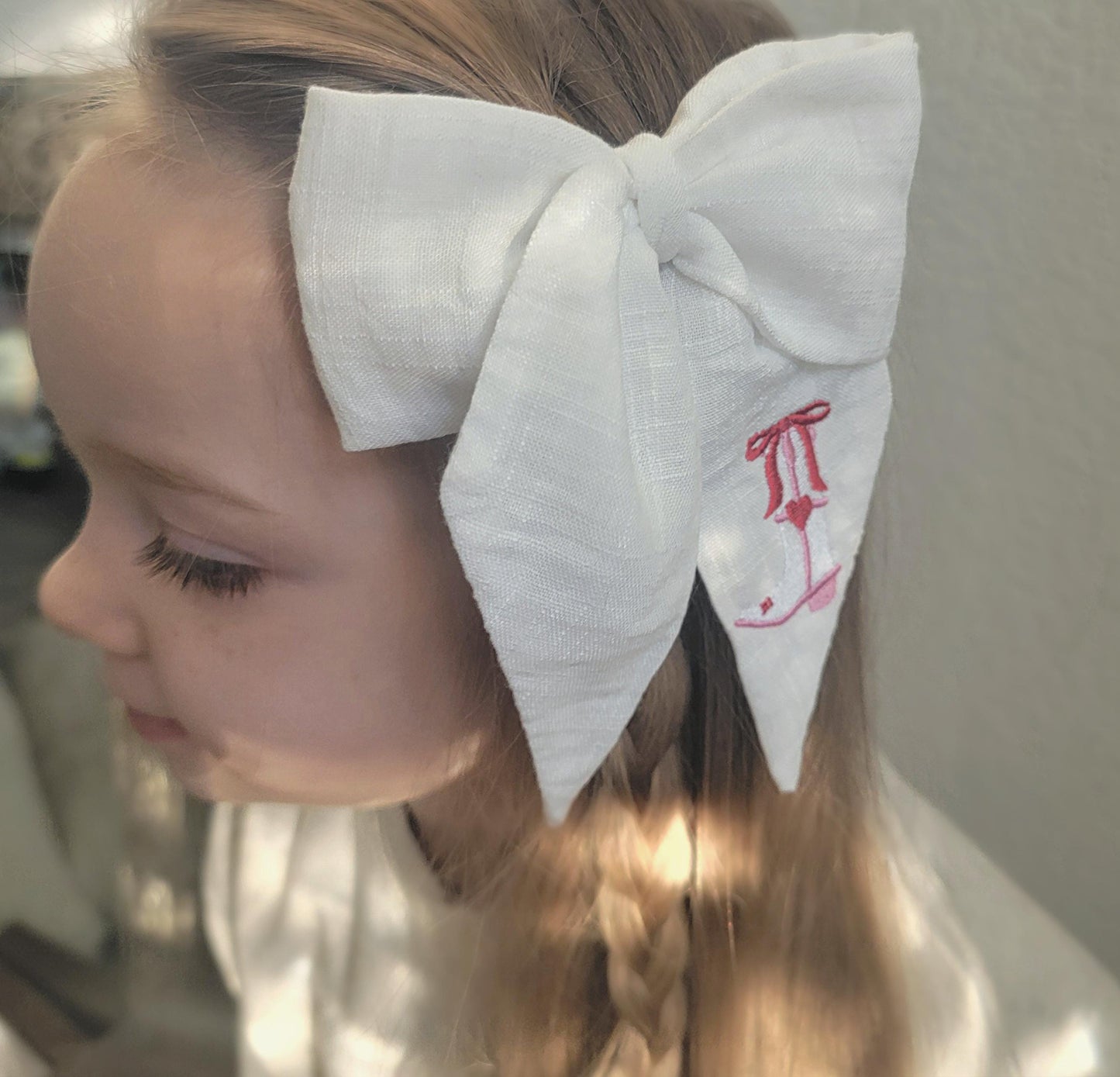 Head Over Boots For You Kids Valentines Sweatshirt • Little Cowboys/Cowgirls Valentine Boots Embroidered Sweatshirts •Western Kids Valentine