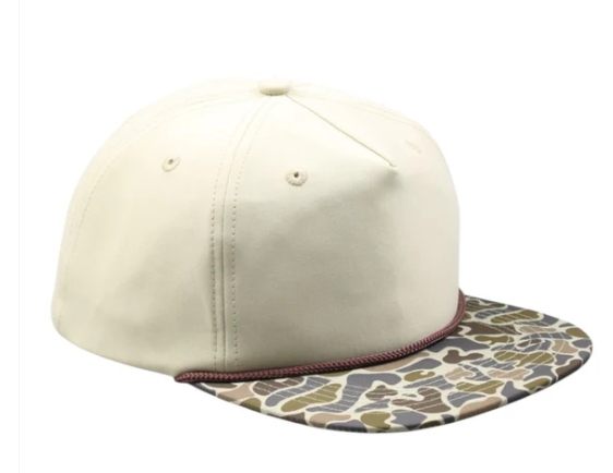 Youth & Adult Camo Flatbill Rope Hat