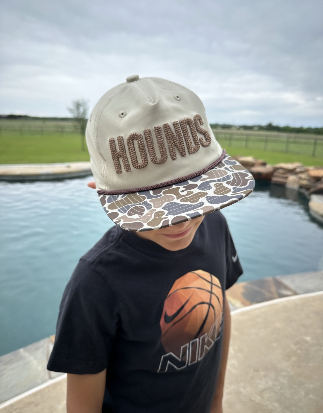 Youth & Adult Camo Flatbill Rope Hat