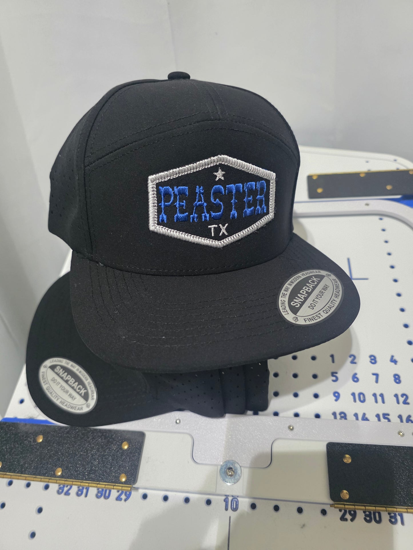 Embroidered Patch Performance 7-Panel Hat