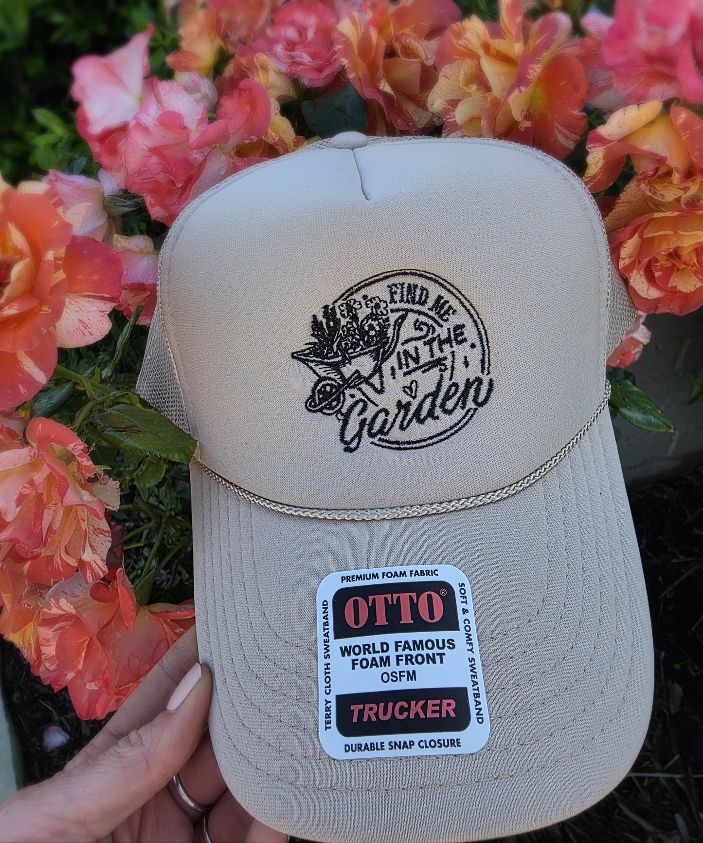 Find Me In The Garden Foam Hat