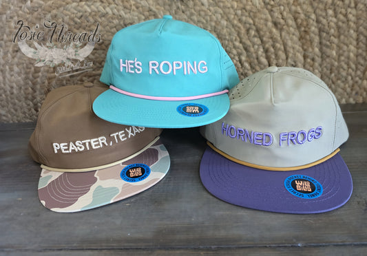 3d Puff Embroidery Wild Bill Hat