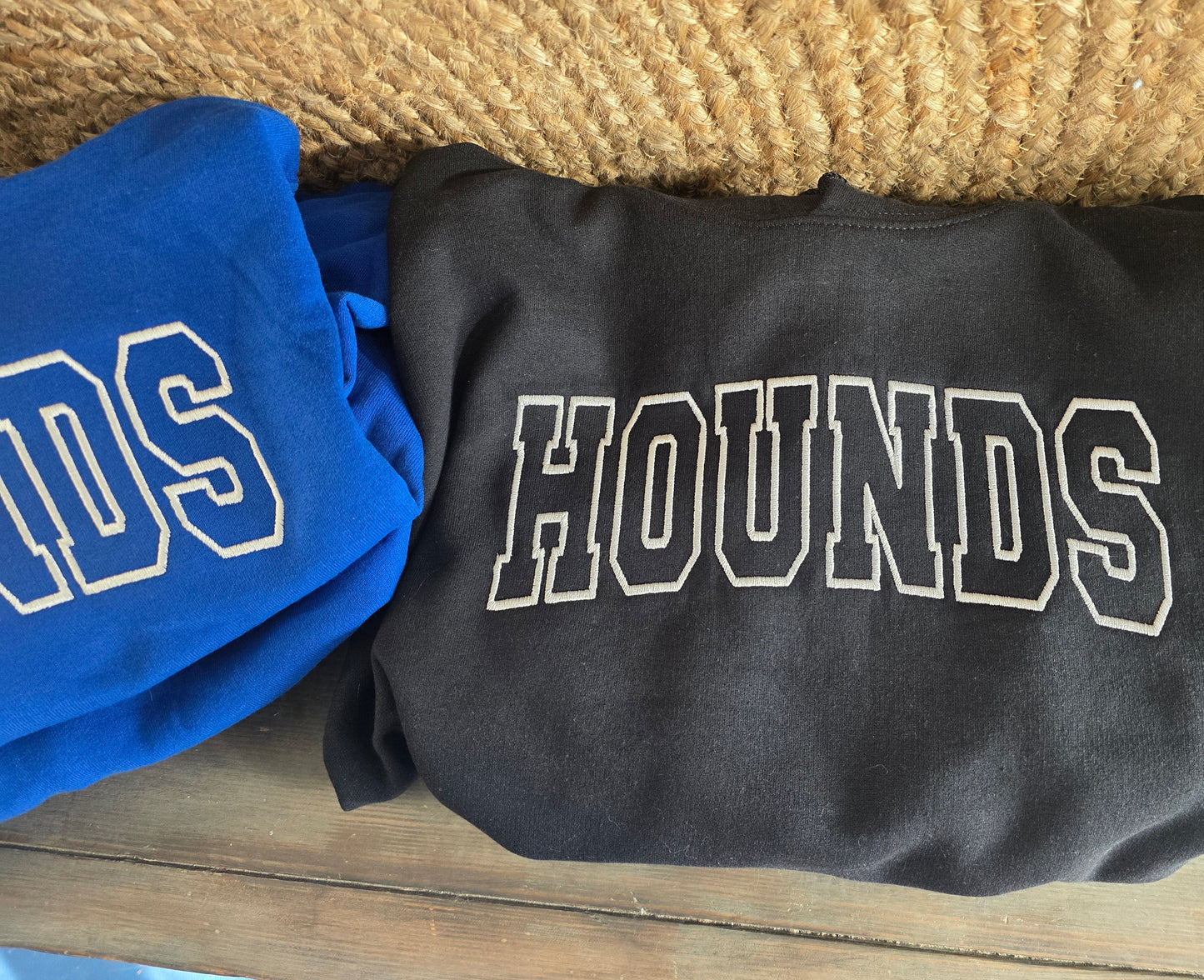 Block Letter Custom Embroidered Hoodie