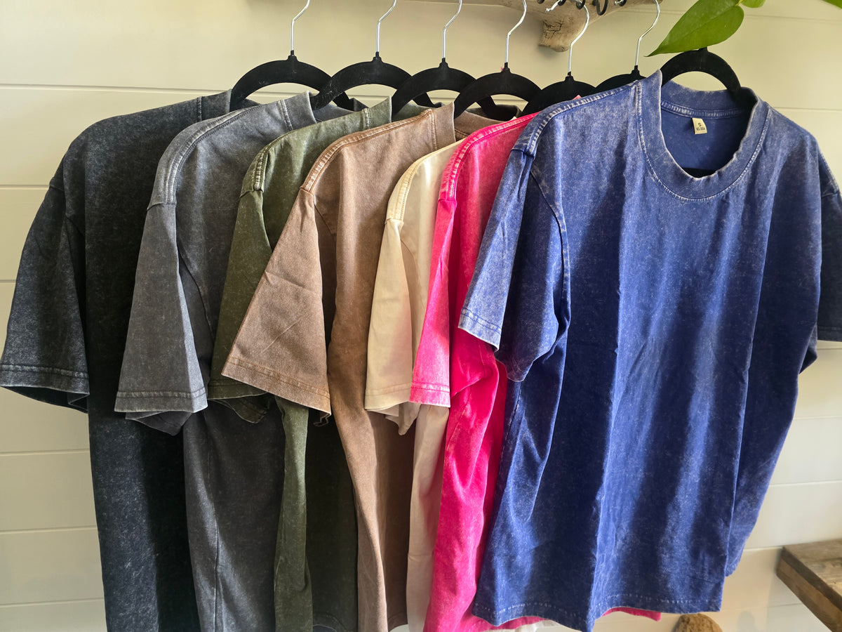 Custom Gingham Applique Mineral Shirt