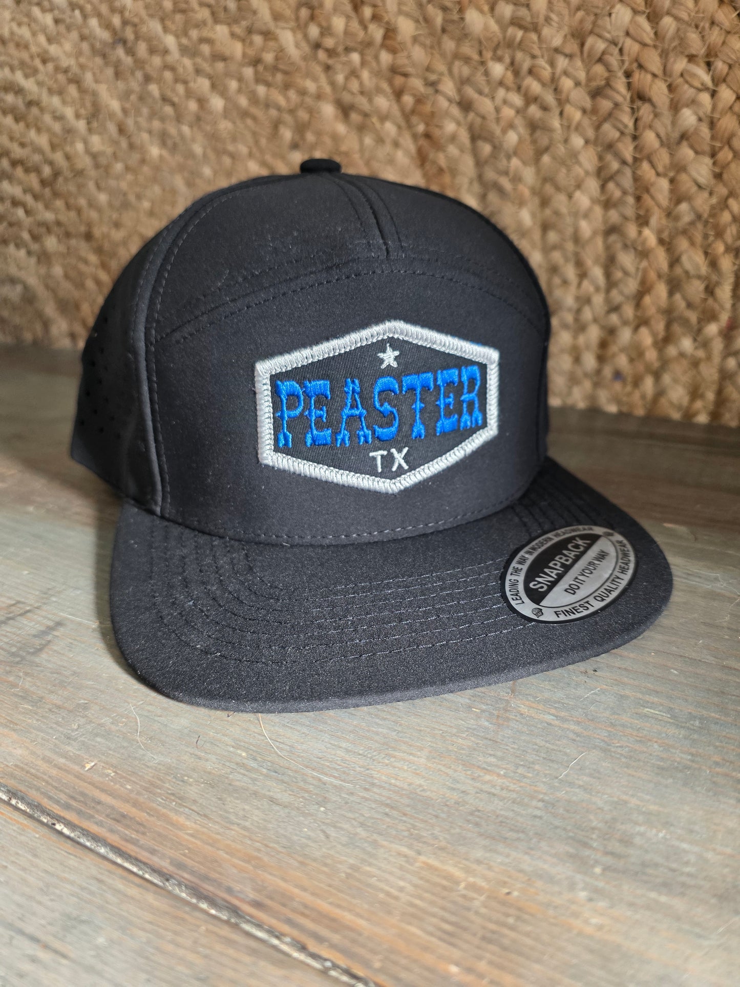 Embroidered Patch Performance 7-Panel Hat