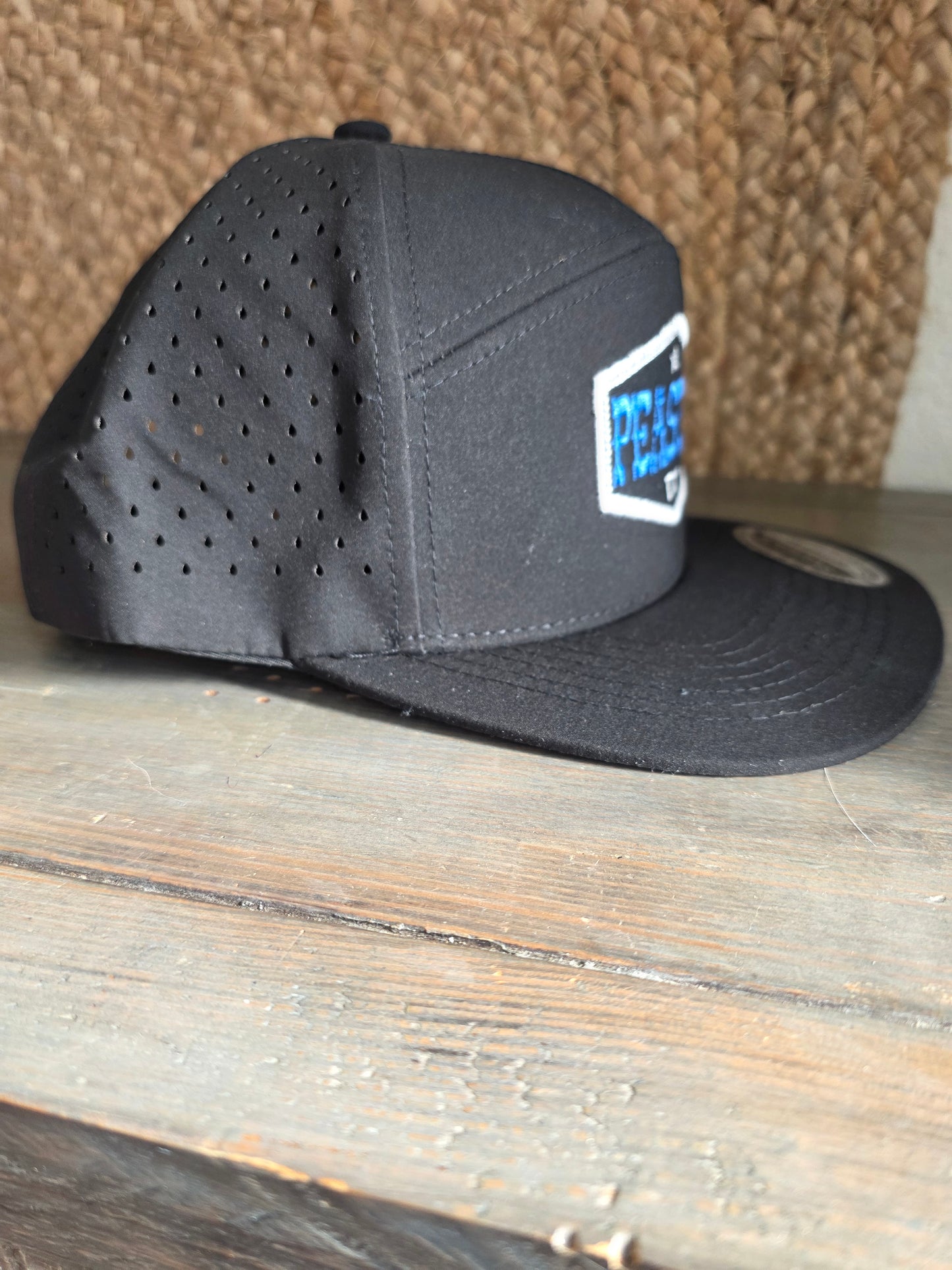 Embroidered Patch Performance 7-Panel Hat