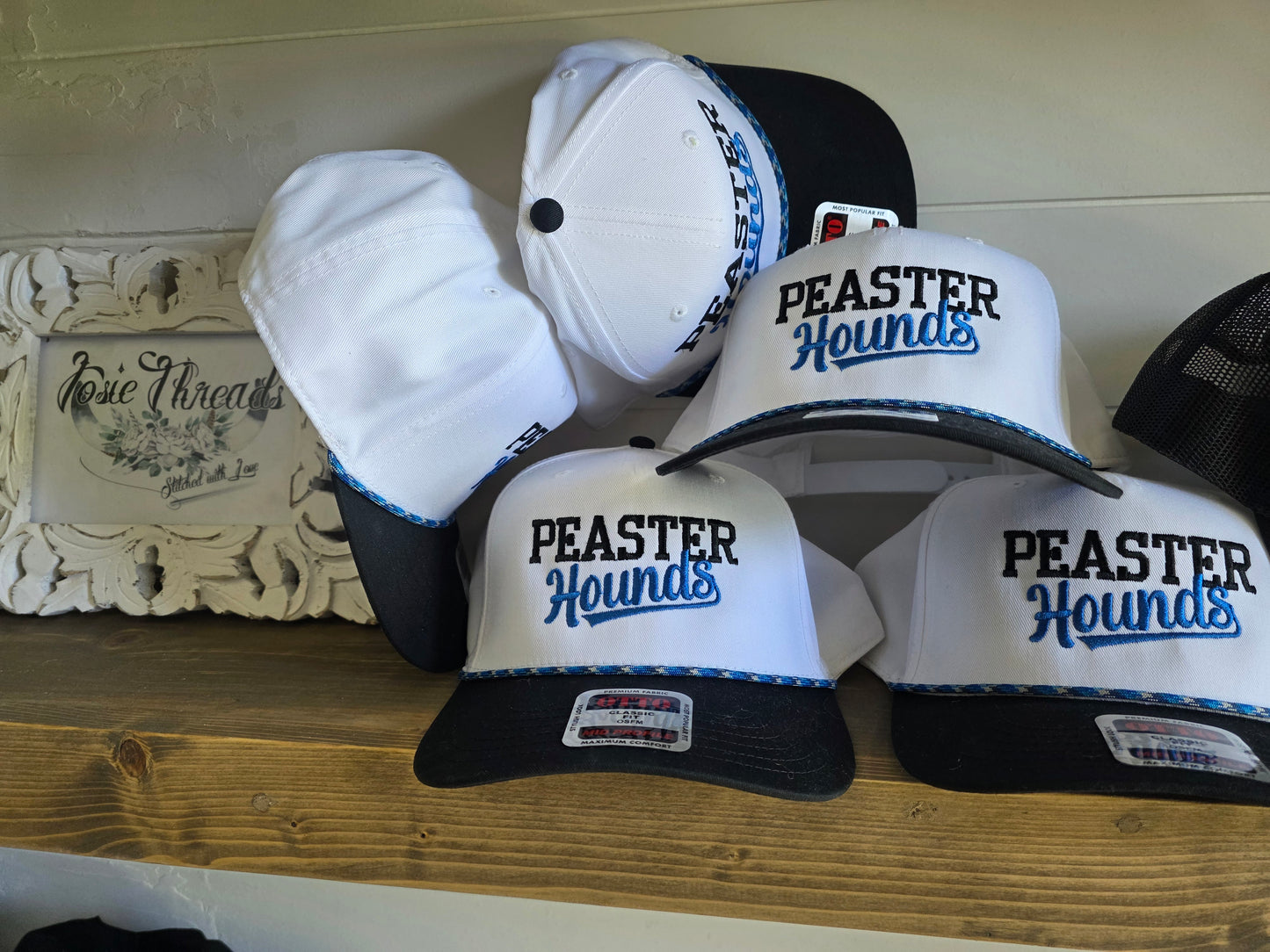 New Peaster Hounds Black/White Hat