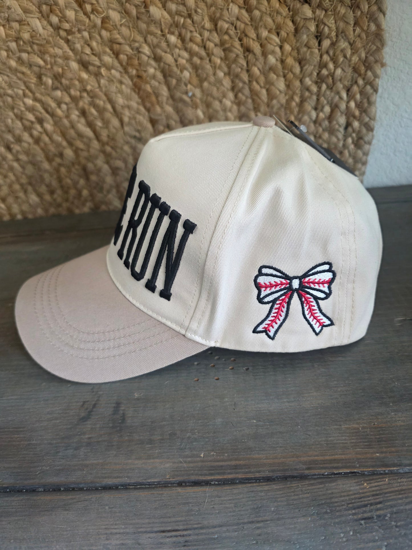 Home Run 3d Embroidered Hat