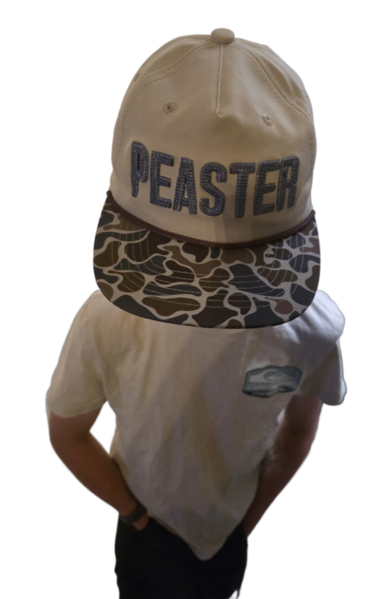 Youth & Adult Camo Flatbill Rope Hat