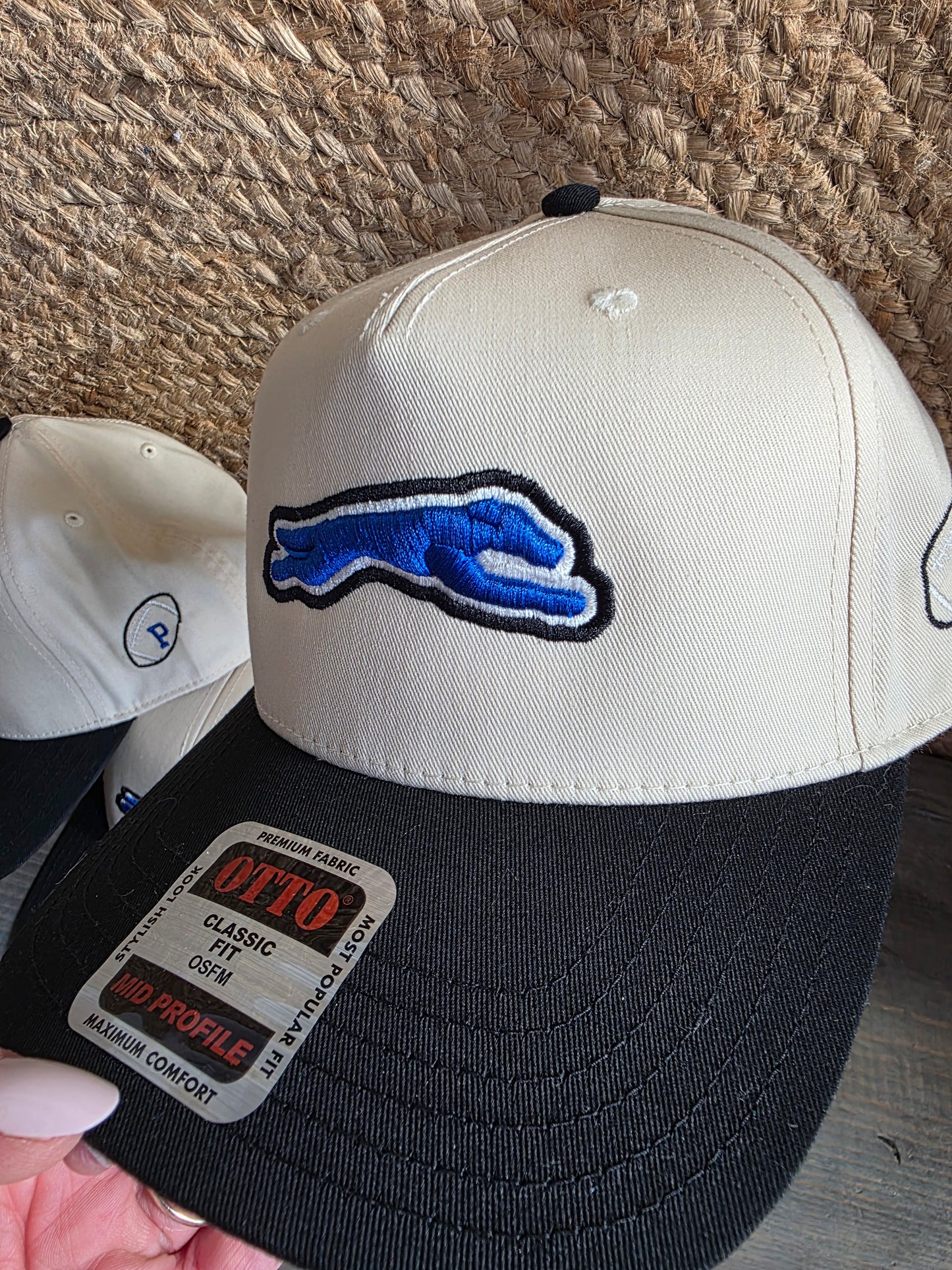 Puff Embroidered Greyhound Hat