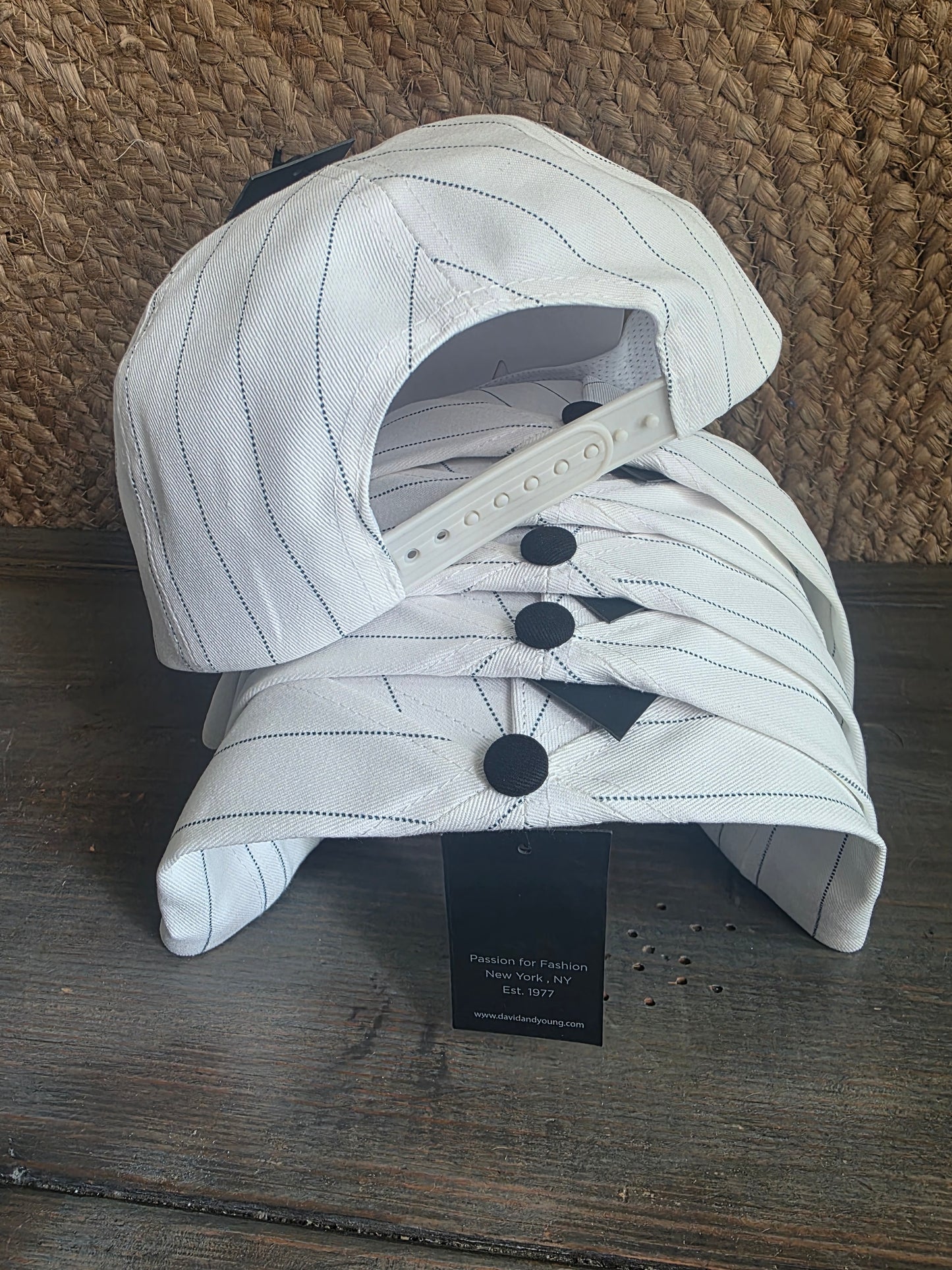 Pinstripe Personalized Player Number Hat