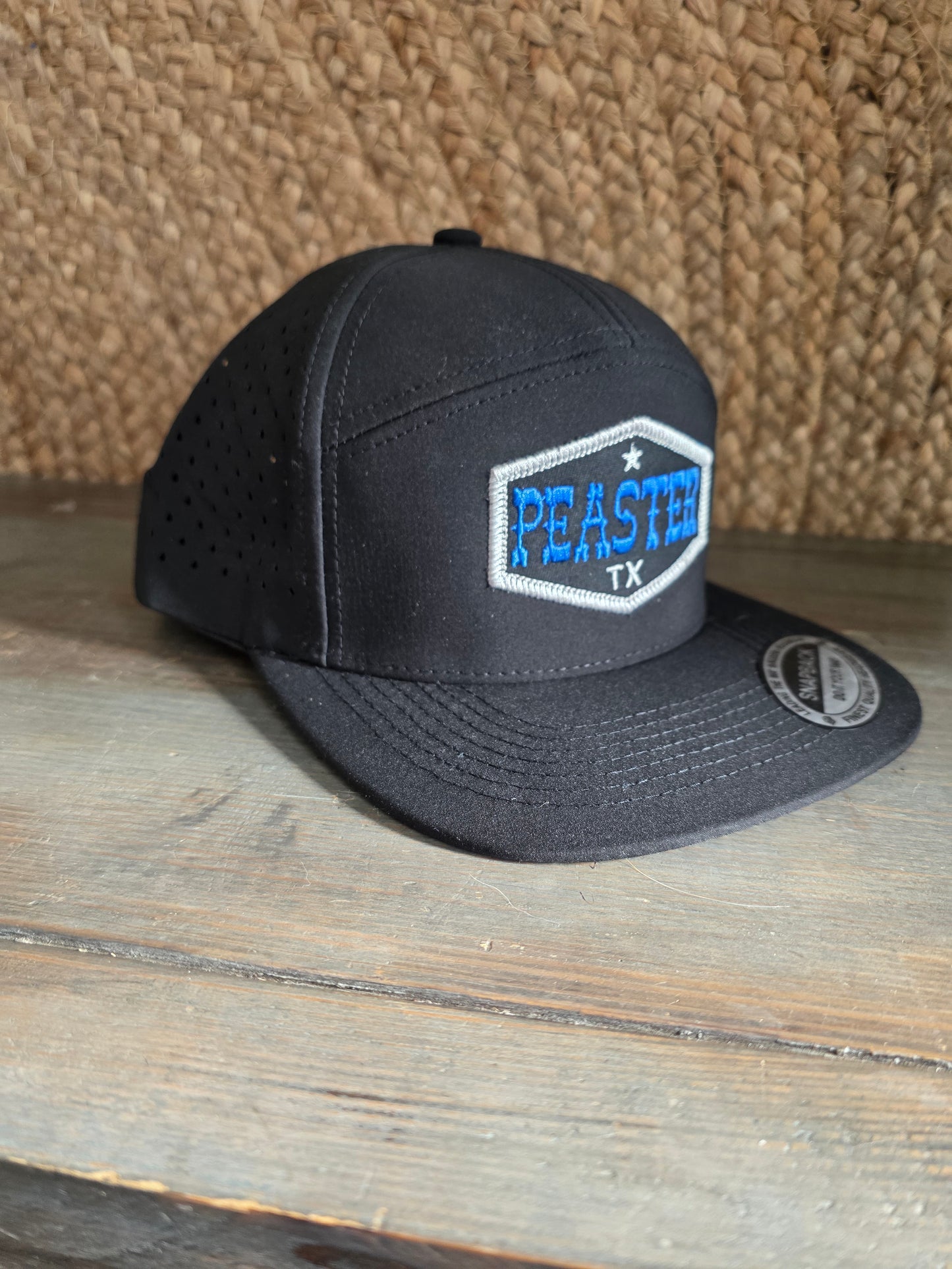 Embroidered Patch Performance 7-Panel Hat