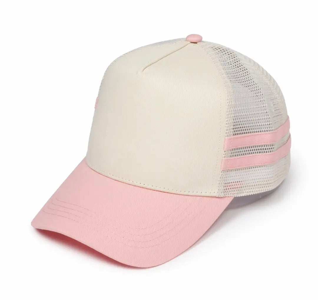 Custom Game Day 3d Embroidery on Stripe Hat