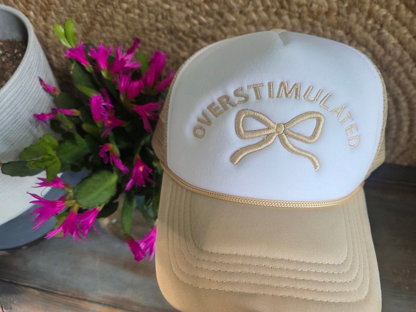 Overstimulated Puff Bow Foam Hat