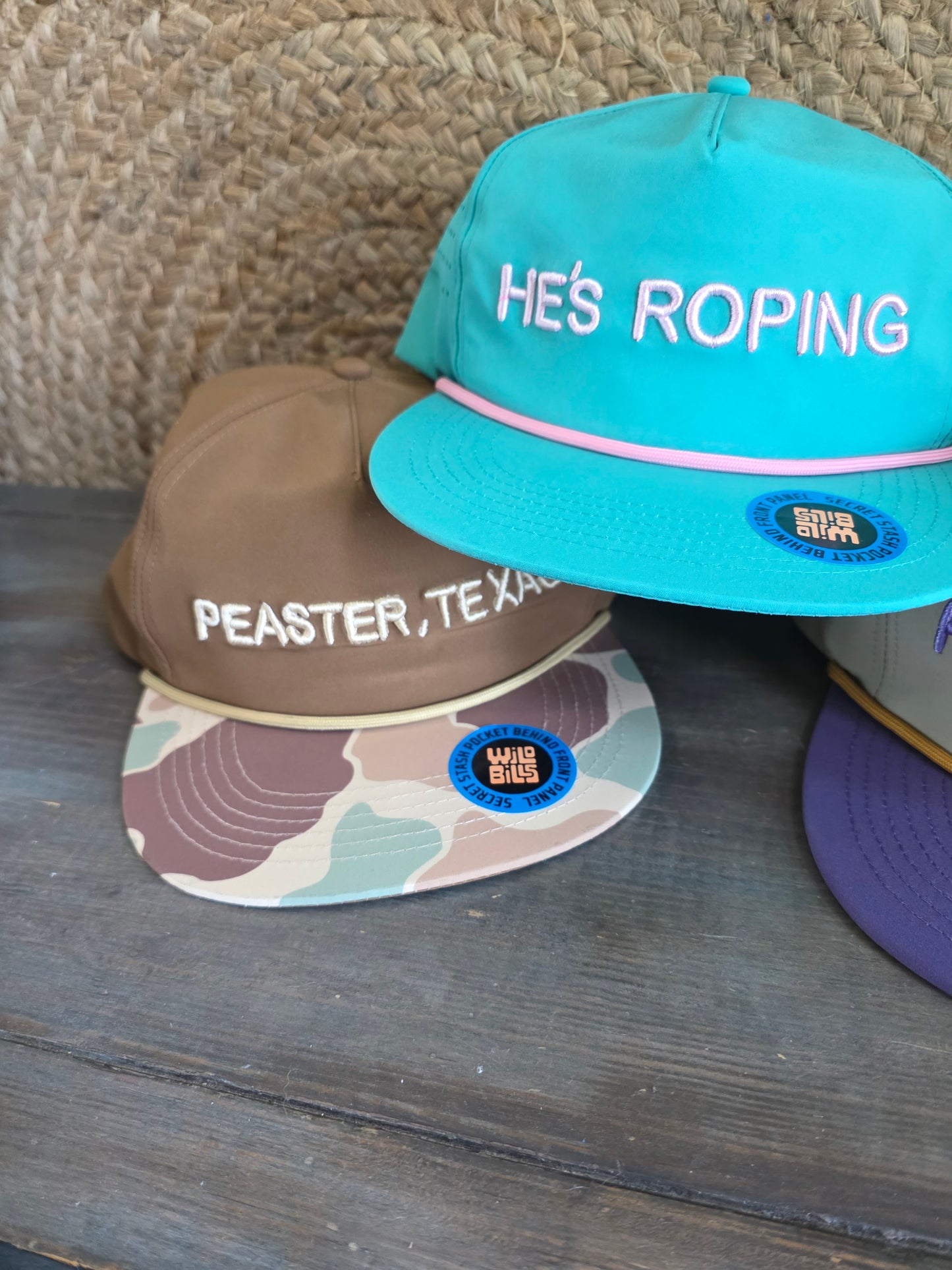 3d Puff Embroidery Wild Bill Hat