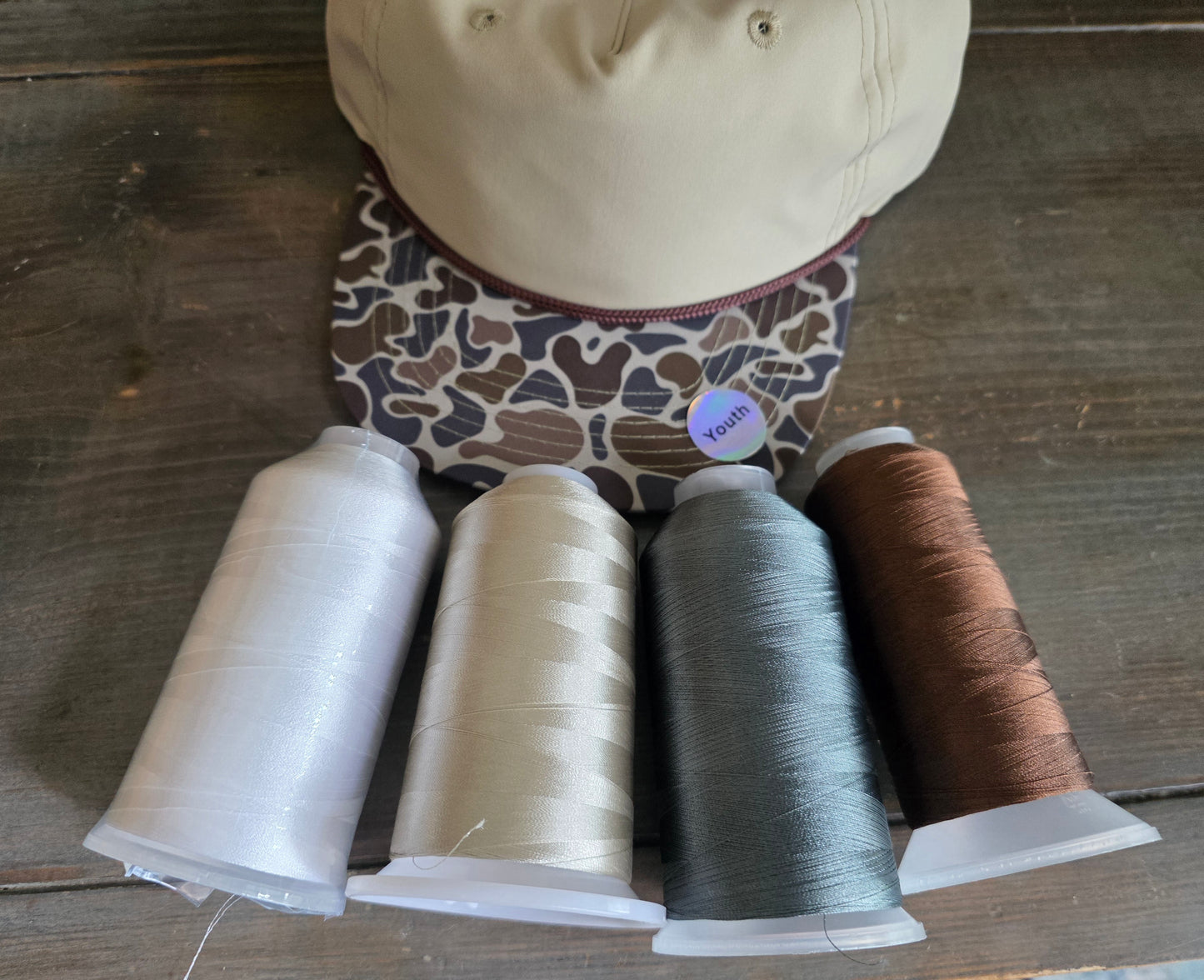 Youth & Adult Camo Flatbill Rope Hat