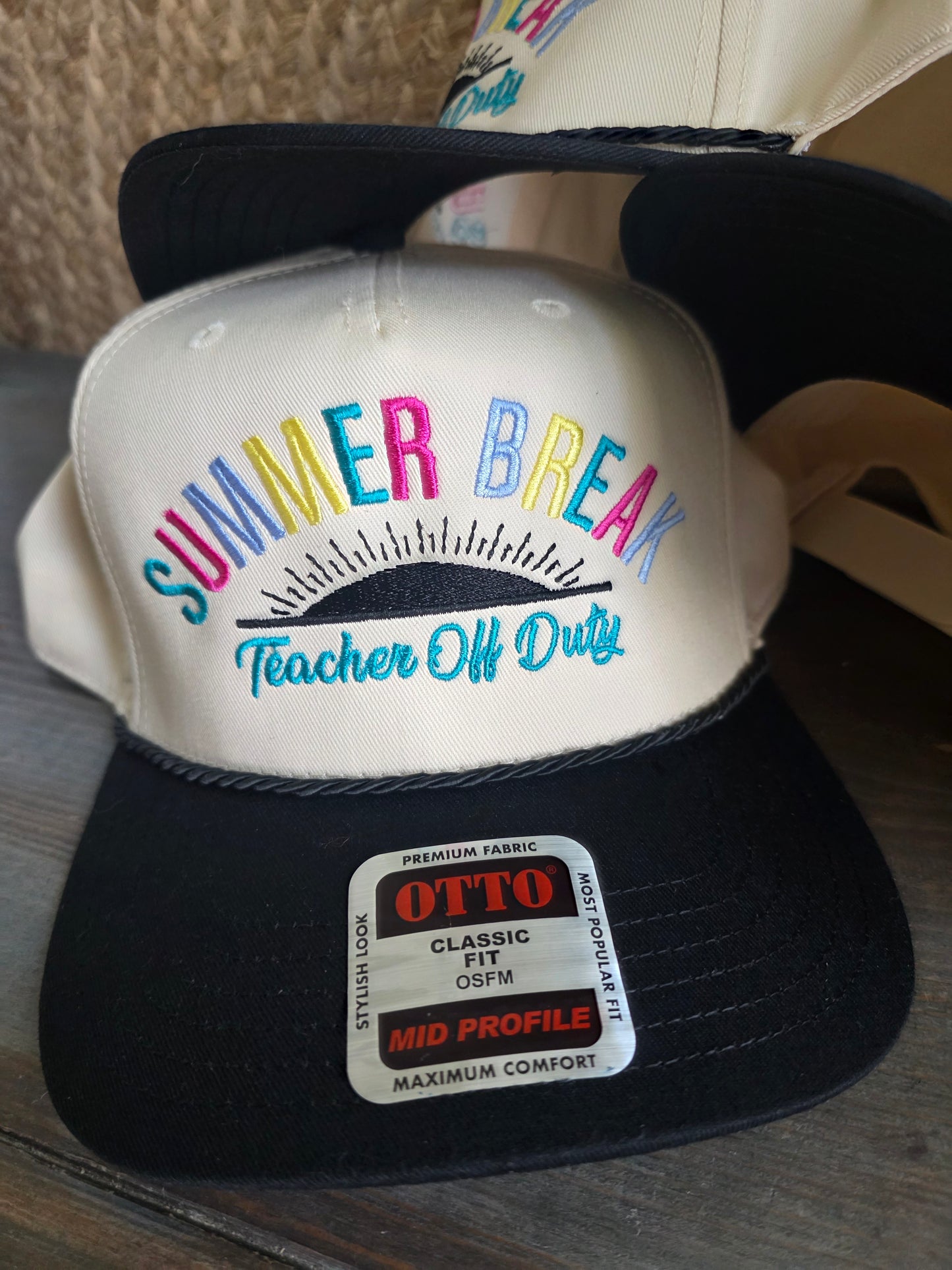 Summer Break Teacher/Principal Off Duty Rope Hat