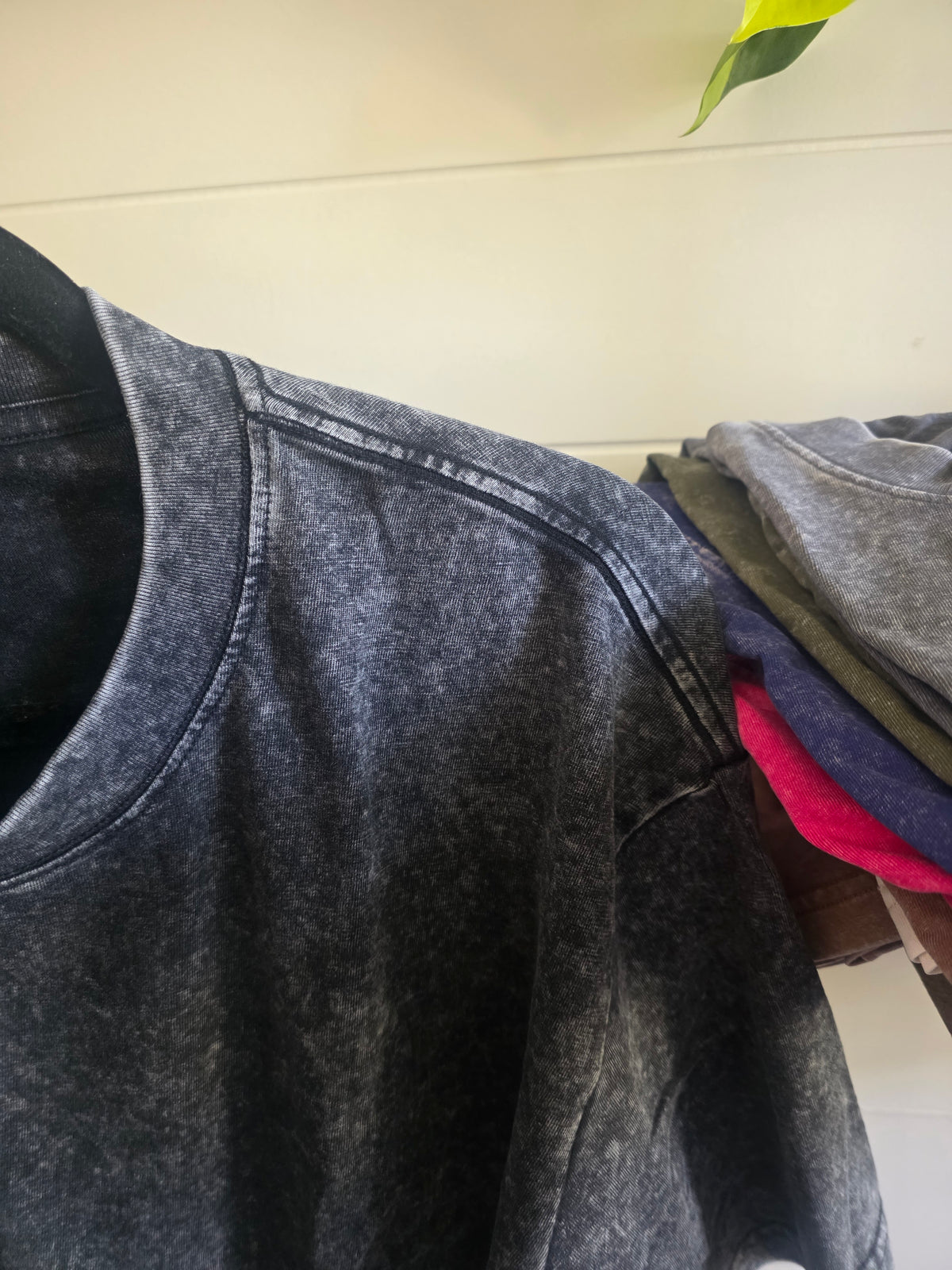 Custom Gingham Applique Mineral Shirt