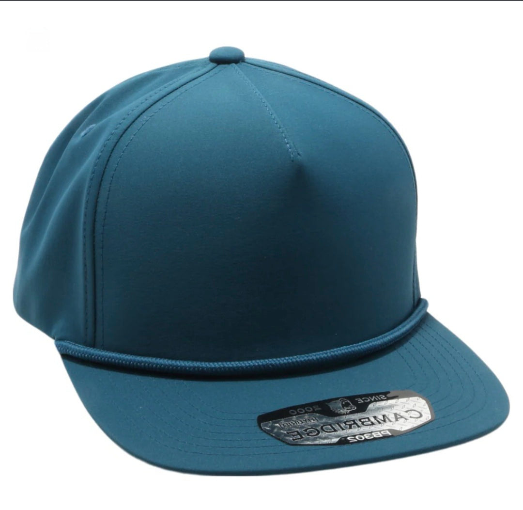 Personalized Initial Font, Summer Hat - with Side Embroidery