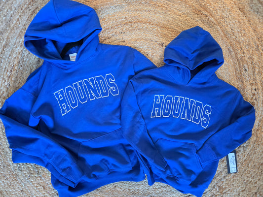 Block Letter Custom Embroidered Hoodie