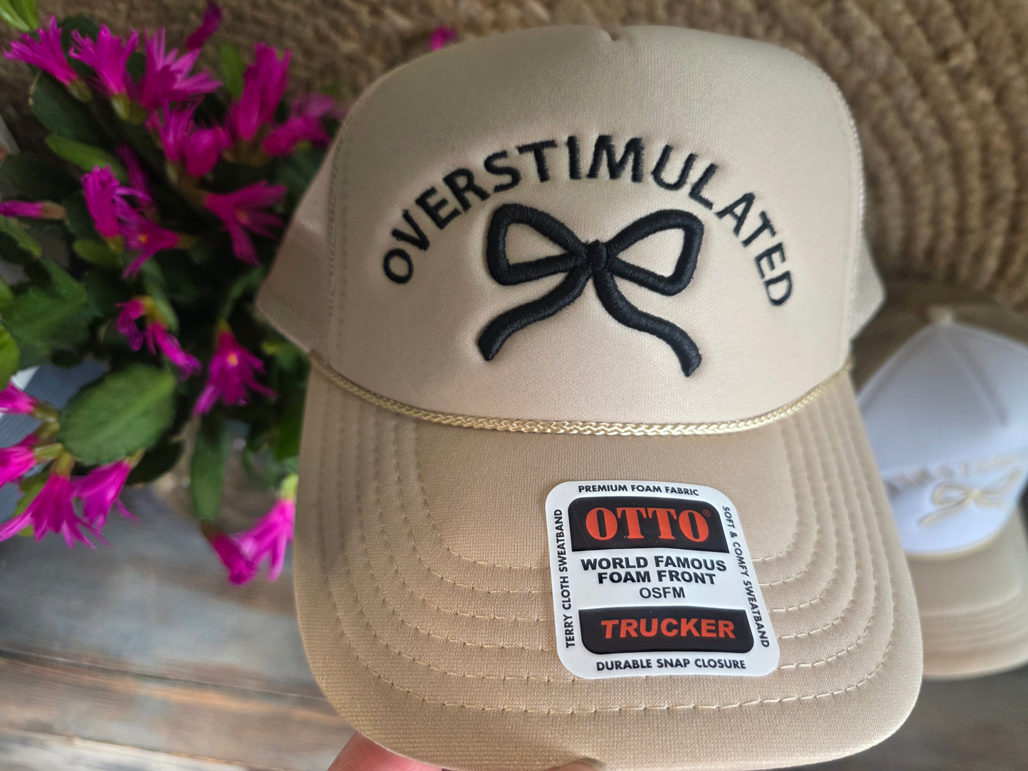 Overstimulated Puff Bow Foam Hat